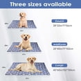 thumbnail image 3 of Langsprit Dog Cooling Mat for Pet Cats, Washable Breathable Ice Nylon Cooling Pad Summer Blanket for Kennels Crates Sofa Car Seats, Dog, Small, 3 of 7