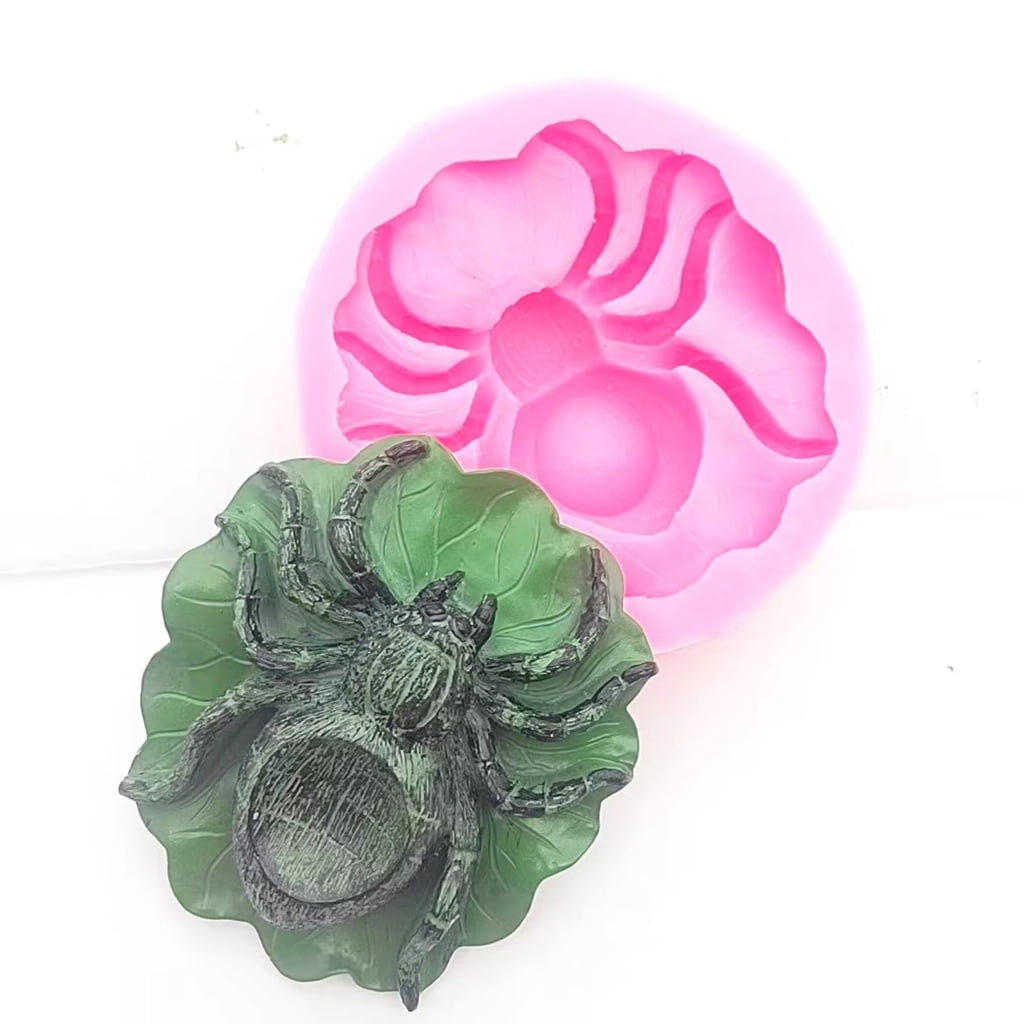 Jesscasday DIY Spider Silicone Mold Sugarcraft Dessert Candy Chocolate Epoxy Resin Molds