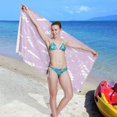 thumbnail image 6 of Lavender Flowers Beach Towel - Lightweight Compact Oversized Travel Towels - Super Absorbent Quick Dry Towel for Swimming Camping Holiday（426） Wash cloth, 6 of 7
