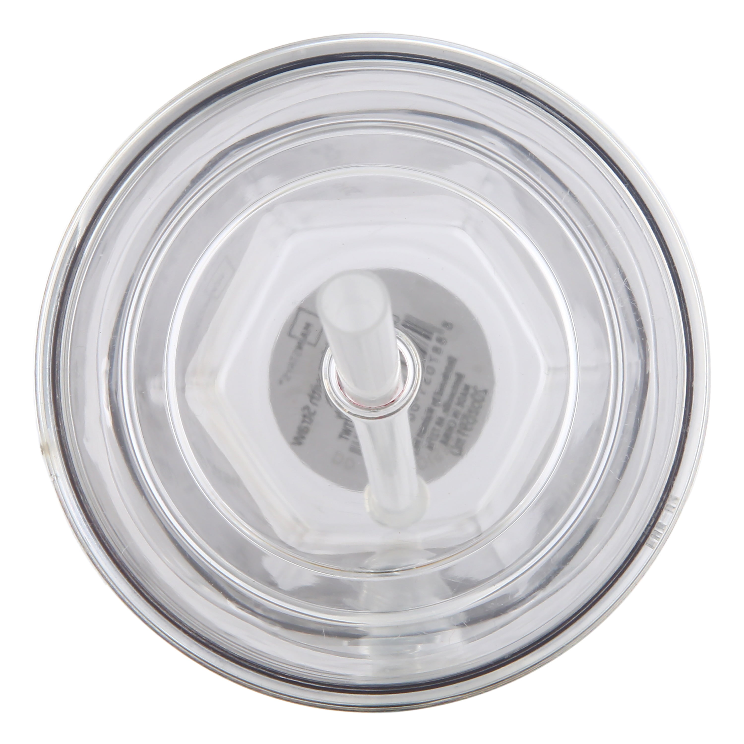 Mainstays 20oz Plastic Tumbler with Screw Top Lid and Straw, Clear