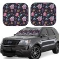 thumbnail image 1 of Vsdgher Roses Flowers Print Car Windshield Sun Shade, Reflective Sunshade Window Sunshade Sun Visor Protector Fit for Cars,Trucks,SUVs-Medium, 1 of 6