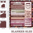 thumbnail image 2 of Yibo Sister Blanket Sisters Gifts from Sister Sister Blanket with Words of Love Flannel Soft Cozy Sister Gifts Blanket for Sister Best Friend from Brother Unique Birthday Gifts Blanket, 2 of 9