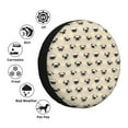 thumbnail image 5 of Spare Tire Cover, Pug Dog Face Wheel Cover Tire Covers for Trailers Car Truck Camper Universal Tire Covering Fits Diameter 16 inch, 5 of 7
