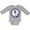 AC-Heather Grey, variant on Inktastic 1 Years Old Nautical Anchor Boy Birthday Boys Long Sleeve Baby Bodysuit