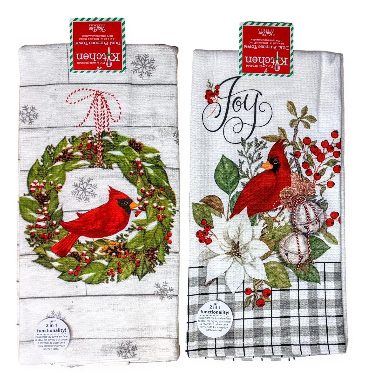 Holiday Winter Songbirds Kitchen Towels – Mint Juleps Shop