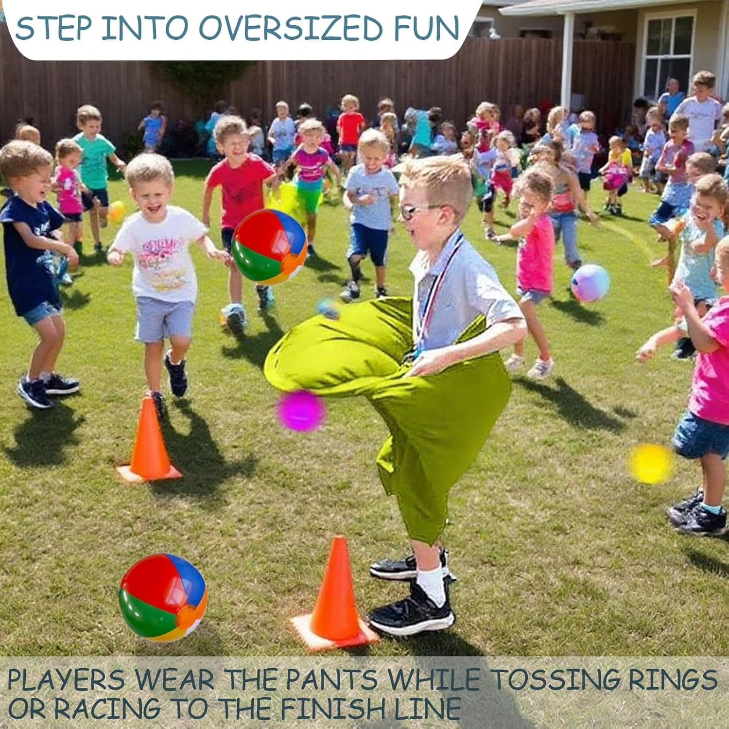 Granny Pants Yard Game, Oversized Granny Pants Outdoor Game for Adults, Backyard Parties and Field Day