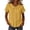 Yellow, variant on cocolona Womens Summer Linen Tops Peter Pan Collar Button Short Sleeve Solid Color Shirts Dressy Casual Blouses