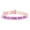 Pink, variant on Pet Artist Glitter Personalized Custom Embroidered Nylon Dog Collar Adjustable Name Number