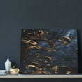 thumbnail image 3 of Kdxio Elegant Gold Scrollwork Pattern Canvas Wall Art for Living Room Wall Decor for Bedroom Bathroom Modern Framed Canvas Art Prints Ready to Hang,Horizontal, 3 of 6