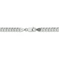 thumbnail image 4 of 14K White Gold 4.5mm Flat Curb Chain, 4 of 5