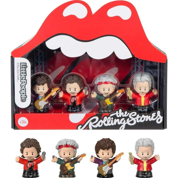 Fisher-Price Little People Collector The Rolling Stones Action Figures, 4 Count