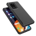 thumbnail image 3 of Galaxy S20 Ultra Case, Galaxy S20 Ultra Sturdy Case, Tekcoo [Tmajor] Shock Absorbing Rubber Silicone Plastic Scratch Resistant Bumper Grip Cute Hard Case Cover For Samsung S20 Ultra [Black], 3 of 6