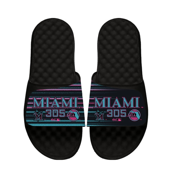 Unisex ISlide Miami Marlins City Connect Slide Sandals