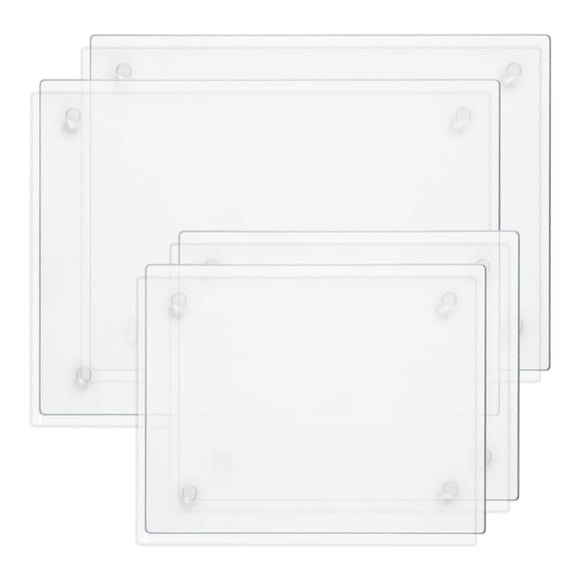 Tabla de cortar Seelenruhe de vidrio templado para cocina, paquete de 4