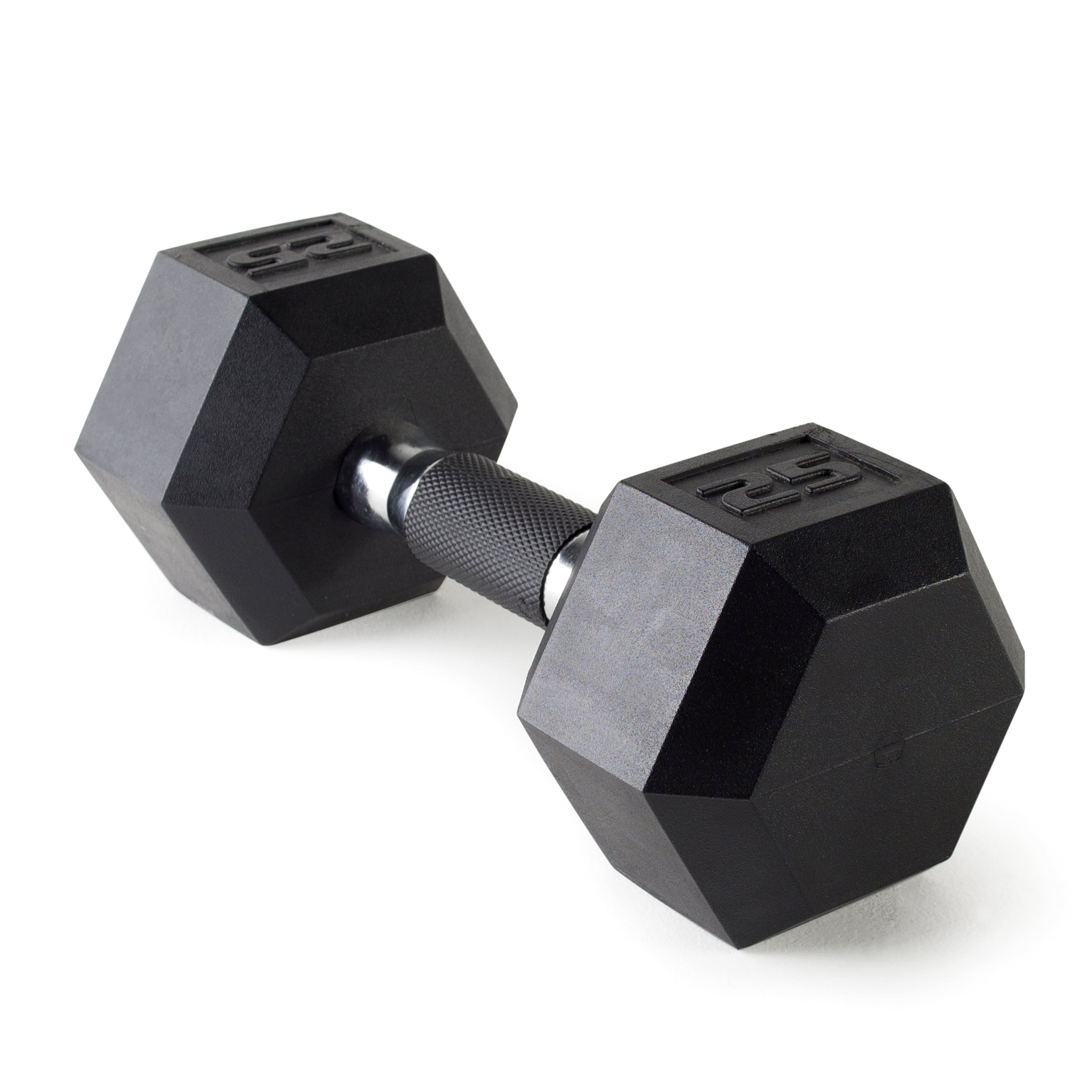 CAP Barbell Coated Dumbbells, Single, 25 Pounds