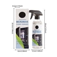 thumbnail image 3 of Nsxcdh Microwave Oven Cleaner Degreaser Spray 120ml Multi Surface Household Cleaner for Kitchen Appliances Counters Stove Grease Removal, 3 of 9