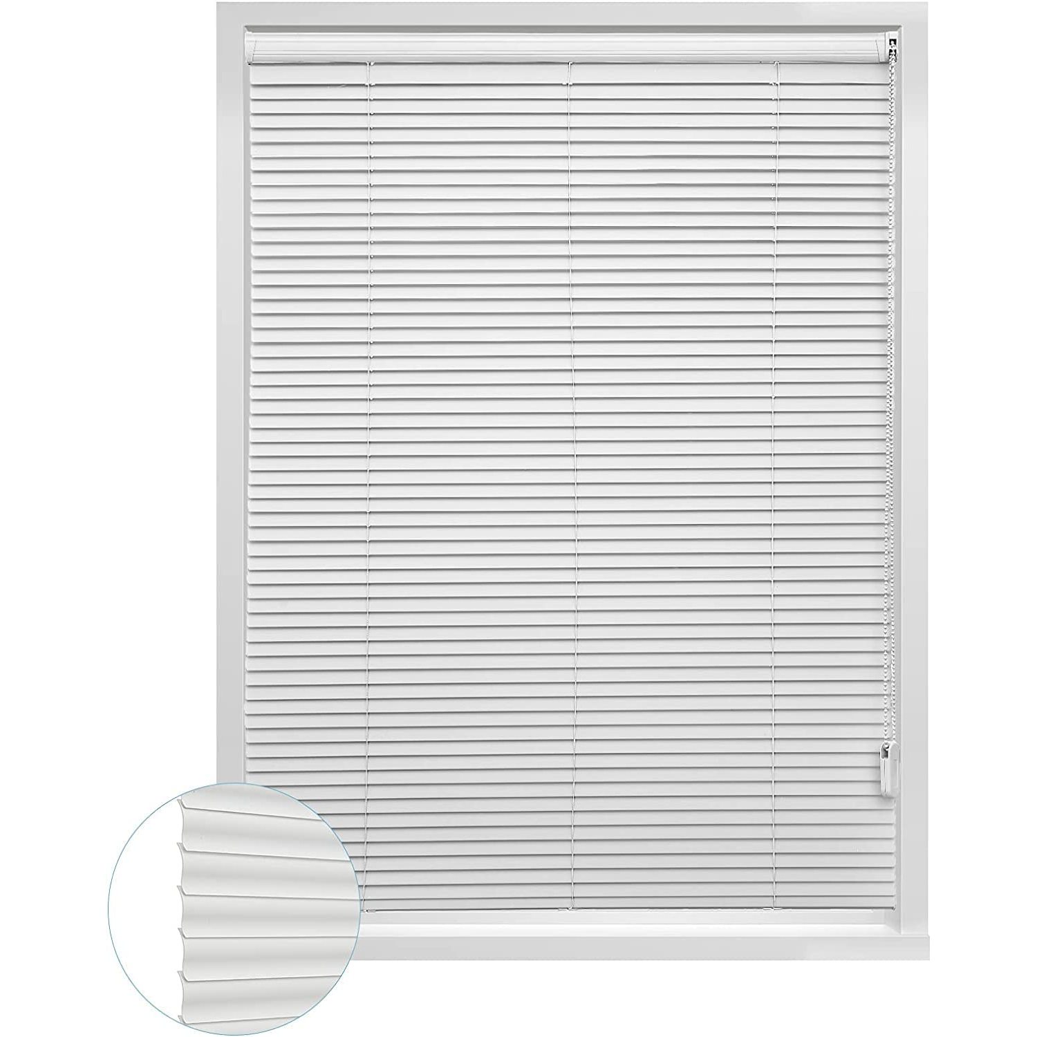 Custom Vinyl Horizontal Blinds for Windows Corded Mini Blinds Window