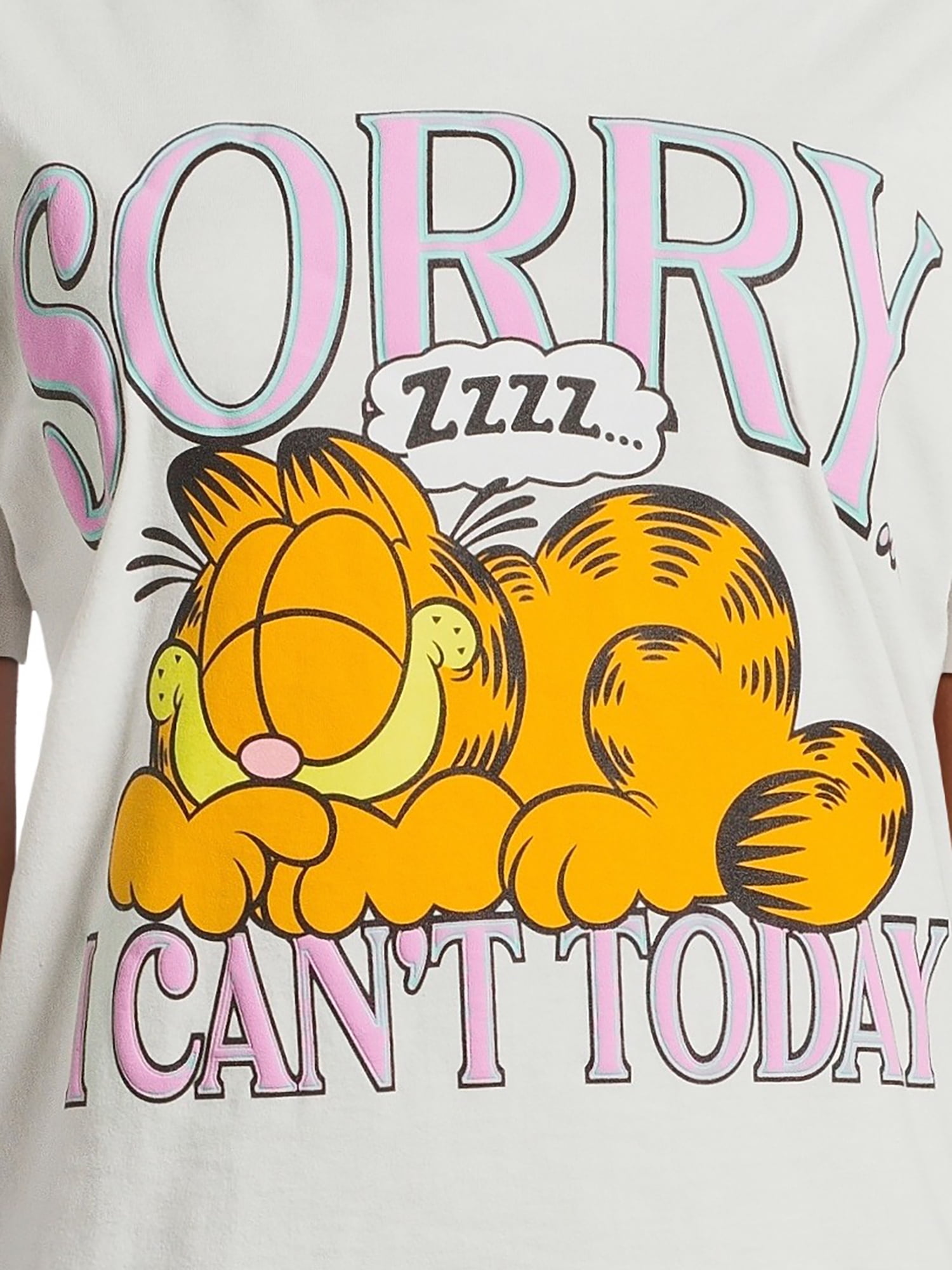 Women's Garfield T-Shirt, Sizes XS-XXXL