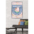 thumbnail image 2 of Minecraft - Let's Explore Together Wall Poster, 22.375" x 34" Framed, 2 of 5
