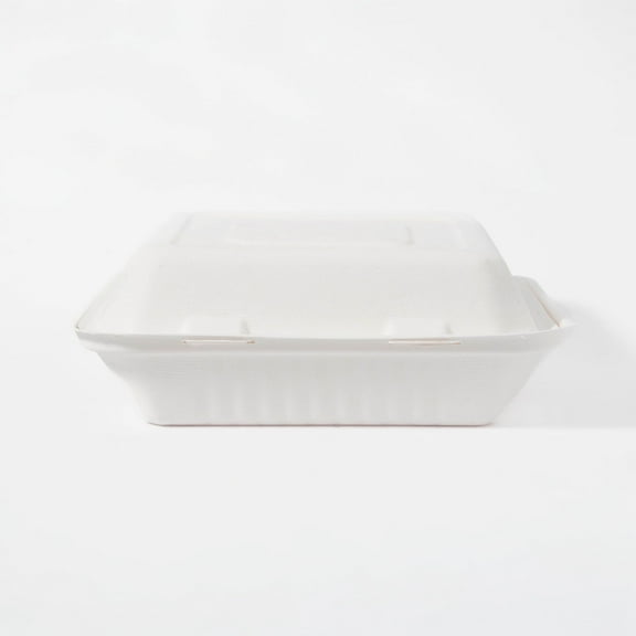 Greenprint® Fiberware® 9x9" Single Compartment Clamshell. 200 ct