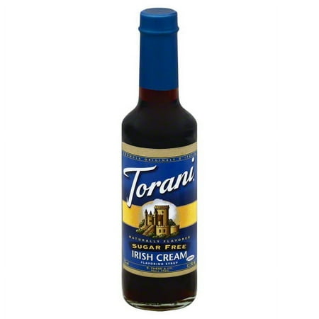 Torani Sugar Free Irish Cream Flavoring Syrup, 12 OZ (Pack of 6)