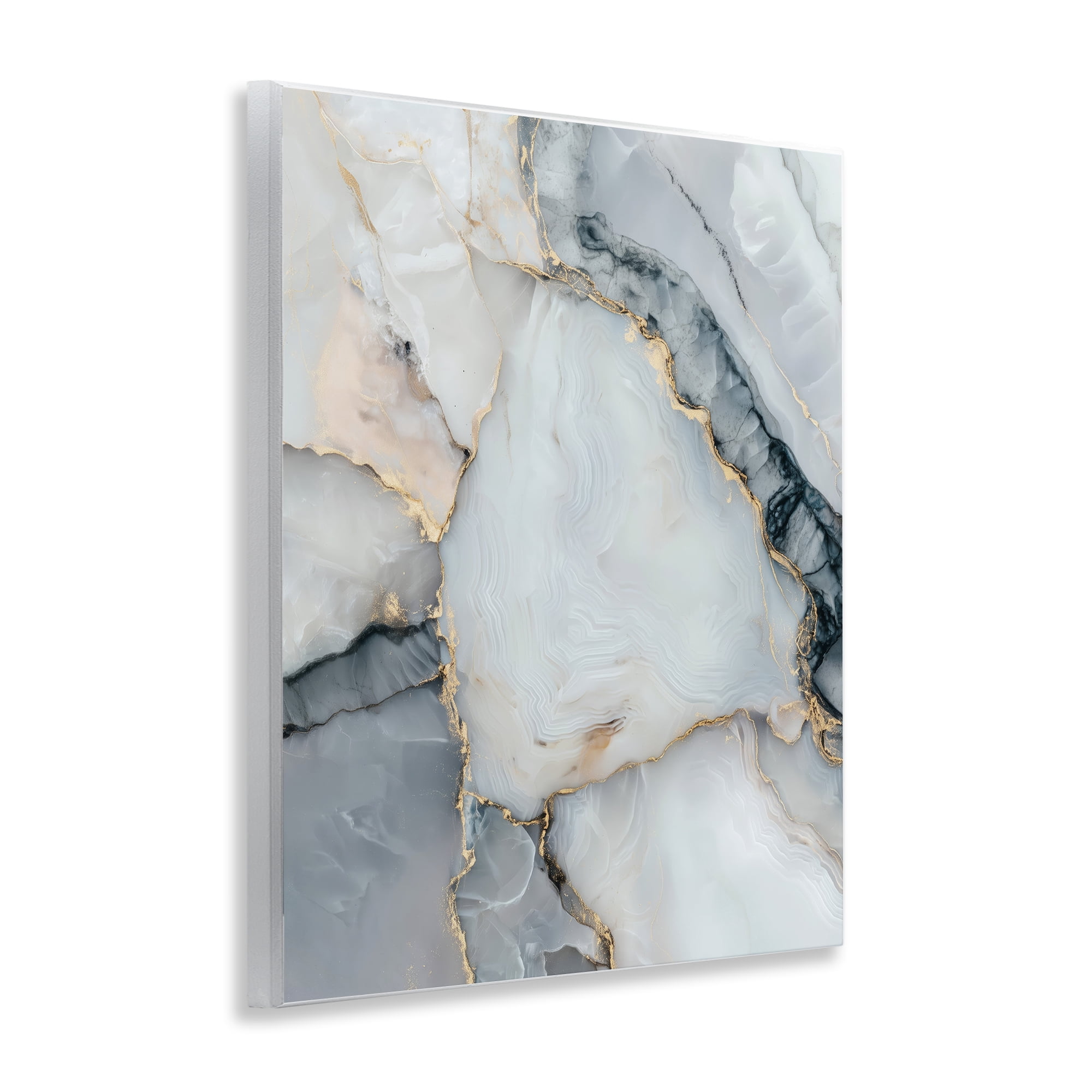 Stupell Industries Luxe Stone Geode Wall Plaque Art, design by Svetlana Aleynikova