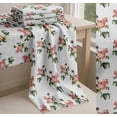 thumbnail image 6 of Soimoi White Cotton Cambric Fabric Leaves & Rose Floral Printed Fabric 1 Yard 56 Inch Wide, 6 of 7