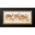 thumbnail image 2 of Unknown 18x11 Black Modern Framed Museum Art Print Titled - Camels Panel, 2 of 5