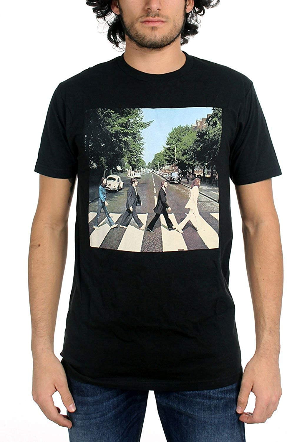 The Beatles Men's Abbey Road and Logo T-Shirt