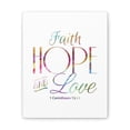 thumbnail image 6 of Scripture Walls Faith Hope And Love 1 Corinthians 13:13 Christian Wall Art Bible Verse Print Ready To Hang Unframed, 6 of 7