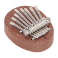 thumbnail image 4 of 8 Key Finger Piano, Alloy Steel Keys Pleasant Sound Portable Kalimba with Lanyard for Stage Performance, 4 of 8