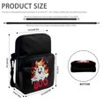 thumbnail image 6 of FUIALDOLG Satchel Crossbody Bag for Travel Shopping, Zippered 2-Layer over Shoulder Bags for Women Halloween Ghost Crossbody Bag, 6 of 7