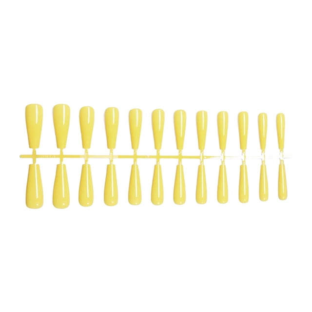 Fake Nail Set French Style Scratch Resistant Press-on Fingernails Full Cover Removable Trimble Adjustable Manicure Stickers Type 17