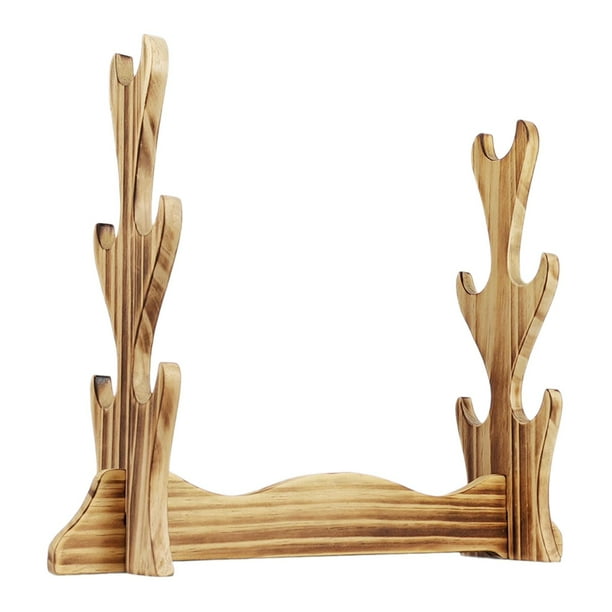 Soporte de , organizador de almacenamiento de sable de luz, Base decorativa, soporte de Tanto para colección de espadas, Katanas Wakizashi 5 ranuras