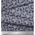 thumbnail image 3 of Soimoi Georgette Viscose Fabric Palm Tree & Pine Fruits Print Fabric by The Yard 42 Inch Wide, 3 of 3