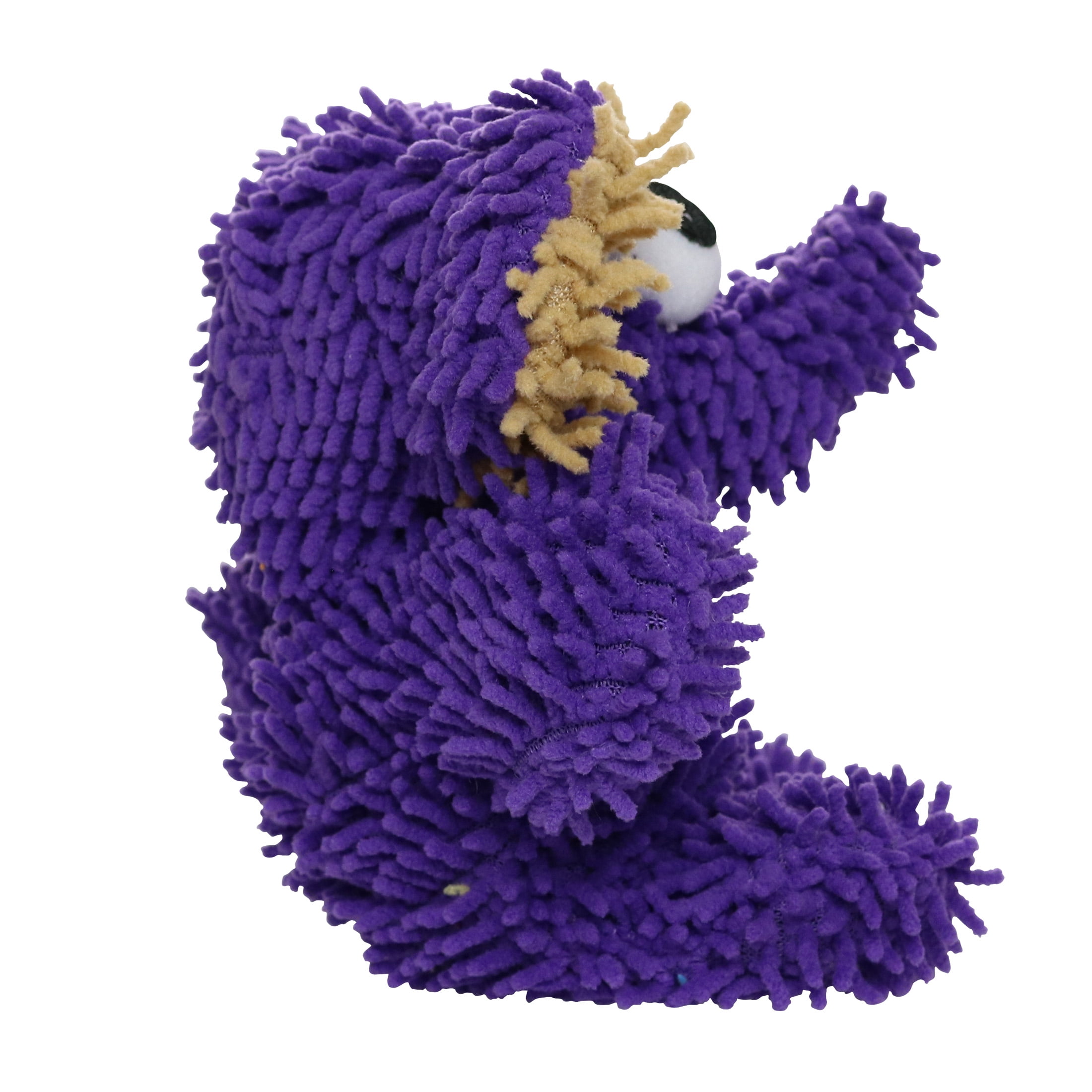 Mighty Jr Microfiber Ball Elephant Durable Squeaky Plush Dog Toy