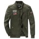 thumbnail image 5 of Chaquetas estilo militar del ejército, abrigo ajustado, chaquetas de invierno informales para hombre, chaquetas abrigadas de alta calidad para hombre, chaquetas de la Fuerza Aérea de EE. UU., 5 of 5