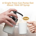 thumbnail image 3 of Dznils 6 Pack Coffee Syrup Pump Dispenser with Tip Cover for 750ml Bottles, Black, 3 of 10
