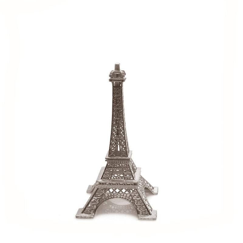 3 inch Silver Mini Eiffel Tower Statue Bulk Figurine Statue Replica Souvenir 12 