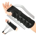 thumbnail image 2 of Hand and Wrist Brace Elastic Soft Carpal Tunnel Brace Carpal Tunnel Wrist Brace Adjustable Night Wrist Support Brace, 2 of 8
