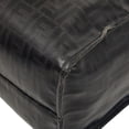 thumbnail image 6 of Pre-Owned Fendi Mania Zucca x Fila Collaboration Tote Bag 8BH357 Black Leather Wool Women's..., 6 of 13