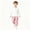 Pink, variant on Zpanxa Boys Summer Outfits Kids Summer Solid Color Sports Long Sleeve Round Neck Two Piece Outfit Army Green 7 Years