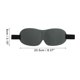 thumbnail image 4 of Ofertas Únicas 1 Pc Cinta Mágica Máscara de Sueño 3D Cubierta de Sombra para los Ojos Transpirable para Descanso Gris, 4 of 6