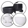 thumbnail image 3 of Xingzhi Contemporary Ceramic Flower Pot Human Flower Vase Plant Pot Planter White 10x9x6cm 10x9x6cm 10x6x8cm 1Set, 3 of 6