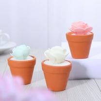 WHAMVOX OUNONA 10Pcs 4.5x4cm Small Mini Terracotta Pot Clay Ceramic Pottery Planter Cactus Flower Pots Succulent Nursery Pots Great for Plants Crafts Wedding Favor