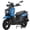 Blue, variant on X‑Pro Tank 200 EFI 200 Gas Moped with EFI, Automatic Transmission, 12" Alloy Wheels, LED Lights & LCD Display