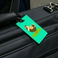 thumbnail image 2 of Chicken in Profile Luggage ID Tags Suitcase Carry-On Cards - Set of 2, 2 of 3