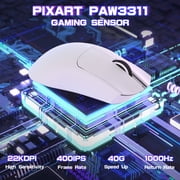 ATTACK SHARK X11SE Wireless Gaming Mouse, PixArt PAW3311 Gaming Sensor, BT/2.4G Wireless/Wired, 65 Hours Battery, Upgrade BK52820 Chip