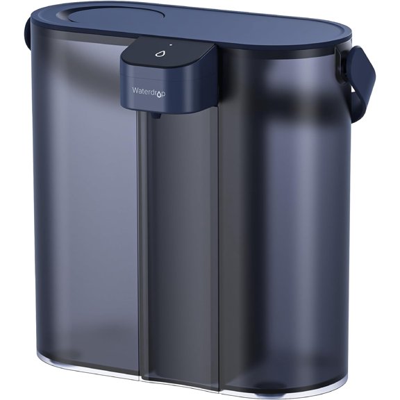 Filtro de agua Pitcher Waterdrop Compact, 14 tazas, azul con 1 filtro