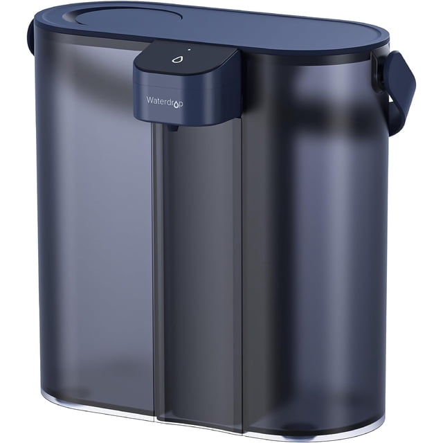 Filtro de agua Pitcher Waterdrop Compact, 14 tazas, azul con 1 filtro